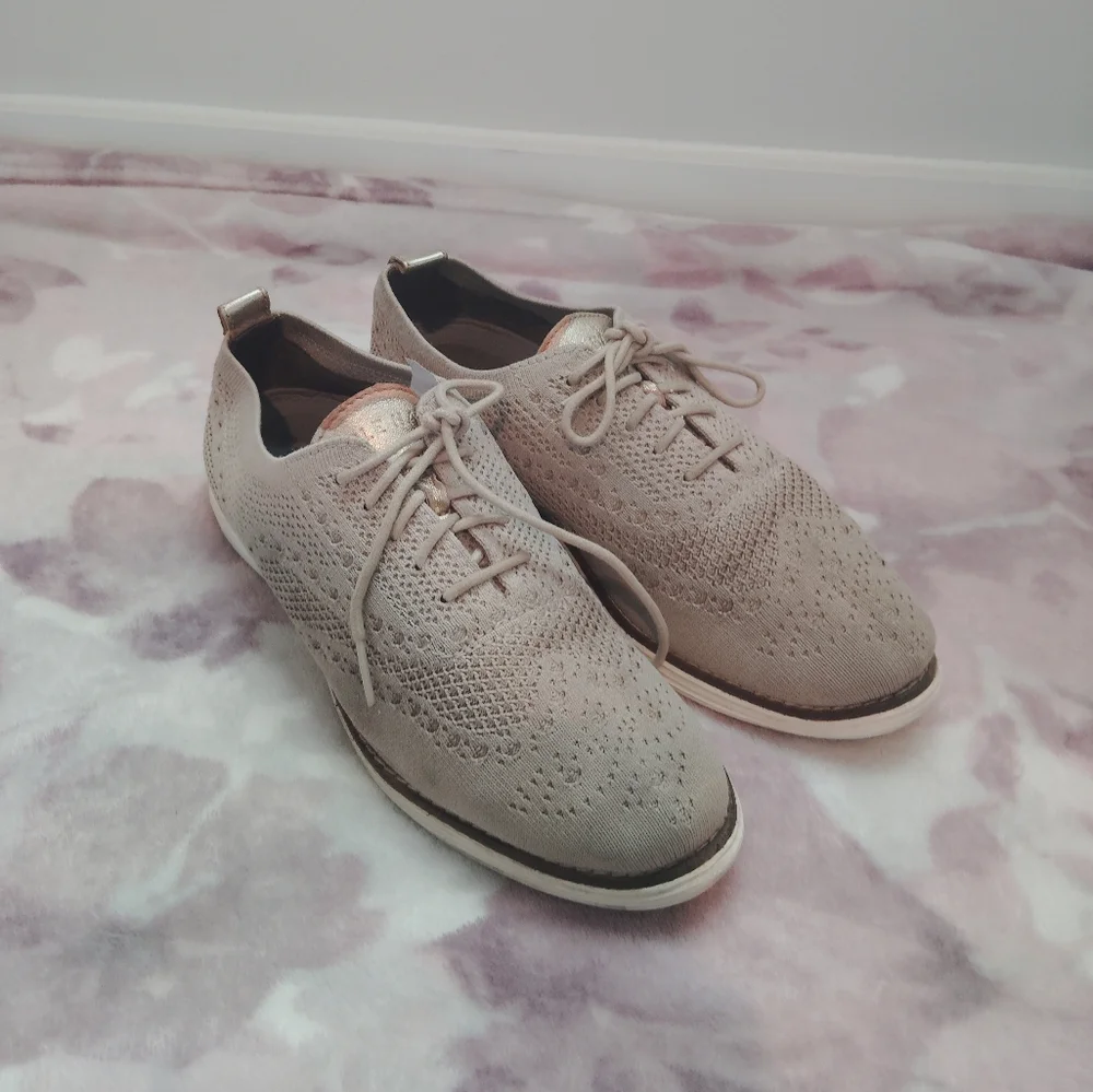 Cole Haan Knit Oxford Shoes - Picture 2 of 7